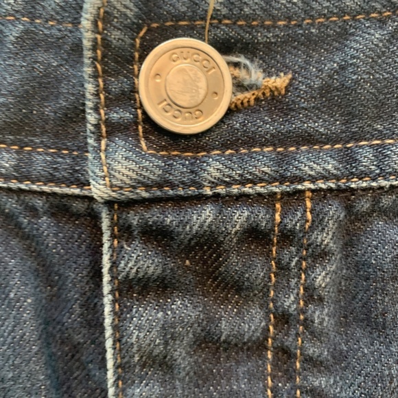 Vintage Gucci Jean Skirt - Picture 3 of 11